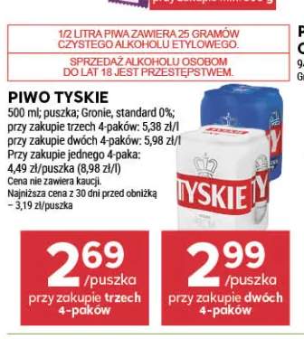 Piwo Tyskie Gronie +1 wariant