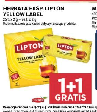 Herbata ekspresowa Lipton Yellow Label