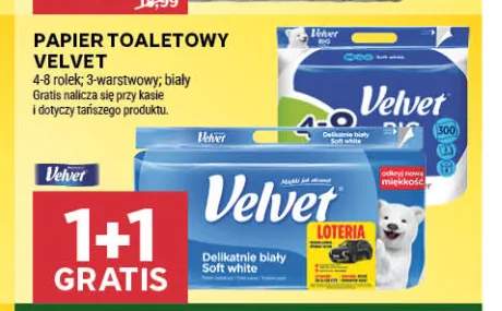Papier toaletowy Velvet 3-warstwowy biały