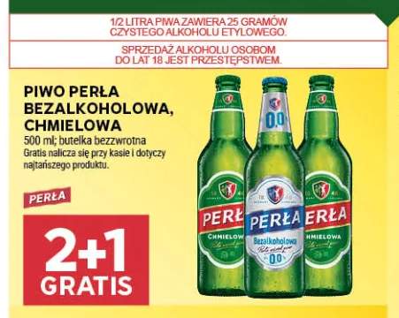 Piwo bezalkoholowe Perła +1 wariant