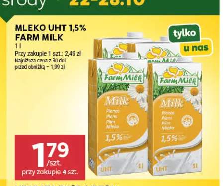 Mleko UHT Farm Milk 1,5%