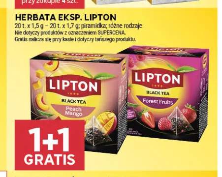 Herbata ekspresowa Lipton Black Tea Forest Fruits +1 wariant