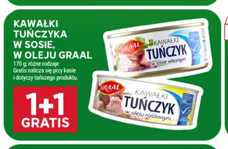 Kawałki tuńczyka w sosie własnym Graal
