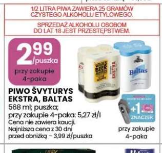 Piwo Švyturys Ekstra +1 wariant