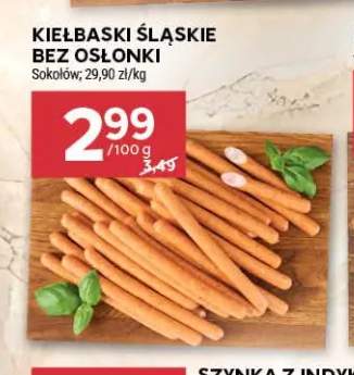 Kiełbaski śląskie bez osłonki Sokołów