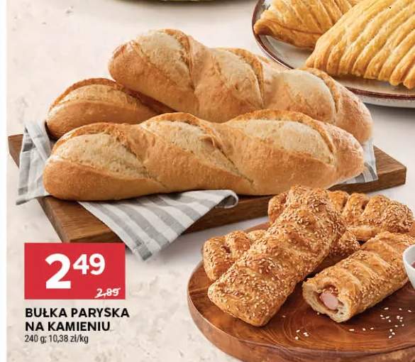 Bułka paryska na kamieniu