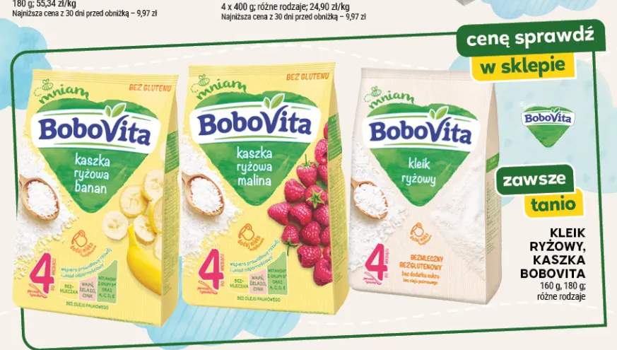 Kaszka ryżowa BoboVita banan +1 wariant