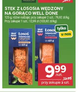 Stek z łososia wędzony na gorąco z pieprzem Well Done