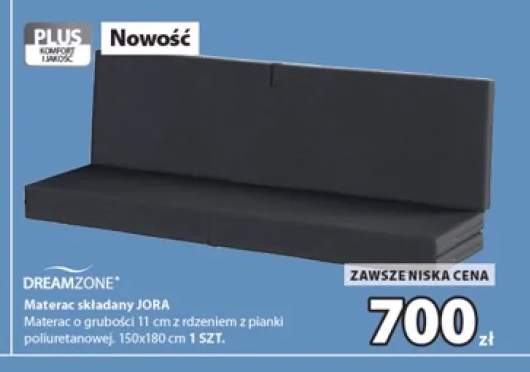 Materac składany Jora 150x180 cm Dreamzone