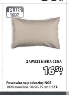 Poszewka na poduszkę Inge 50x70/75 cm