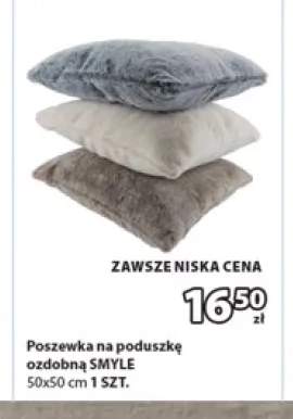 Poszewka na poduszkę ozdobną Smyle 50x50 cm