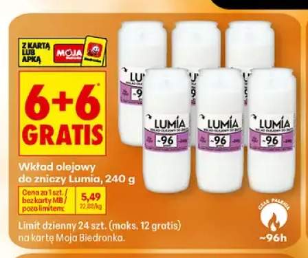 Wkład olejowy do zniczy Lumia