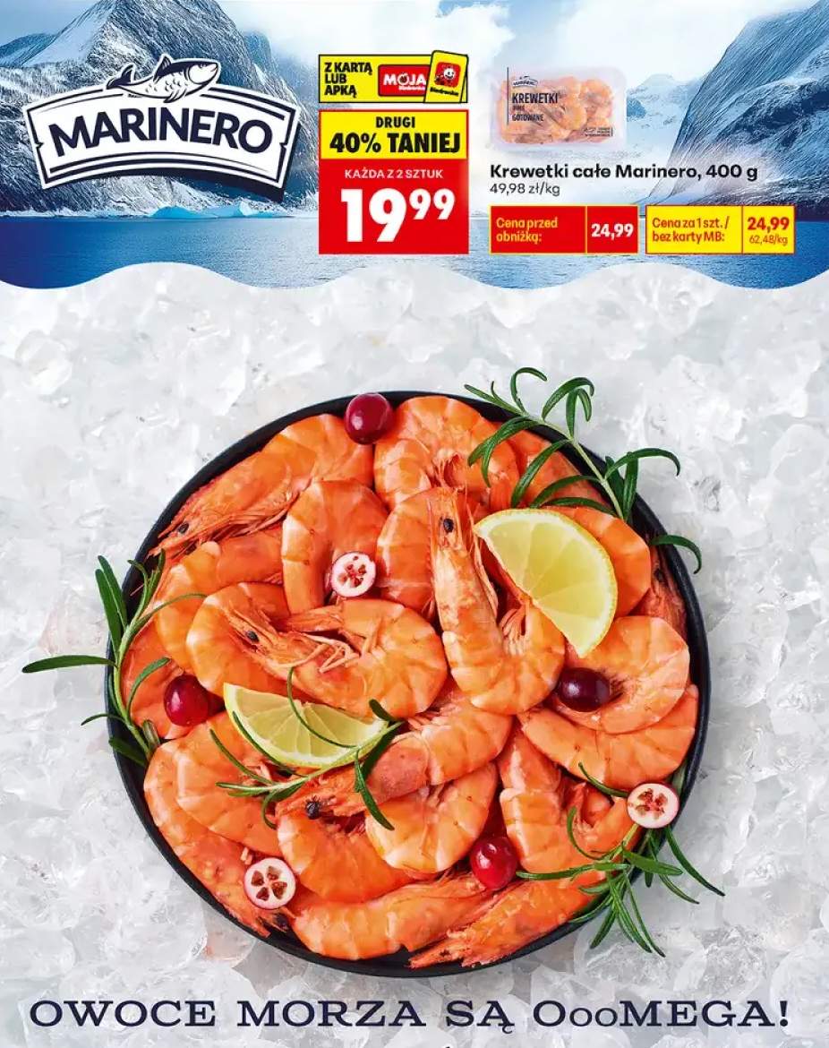 Krewetki całe Marinero
