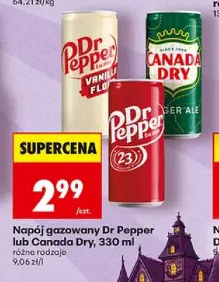 Napój gazowany Canada Dry Ginger Ale +2 warianty