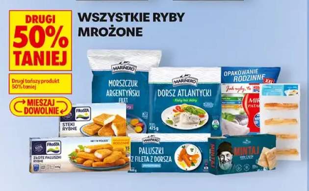 Ryby mrożone +7 wariantów