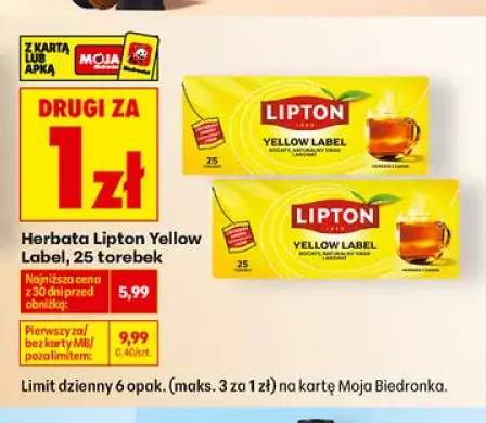 Herbata Lipton Yellow Label