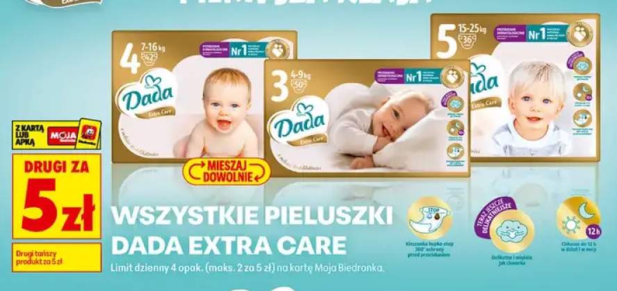 Pieluszki Dada Extra Care