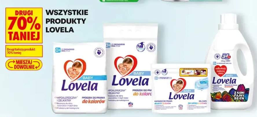 Proszek do prania do kolorów Baby Lovela +3 warianty