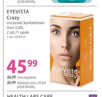Soczewki kontaktowe Crazy moc 0,00 EyeVista