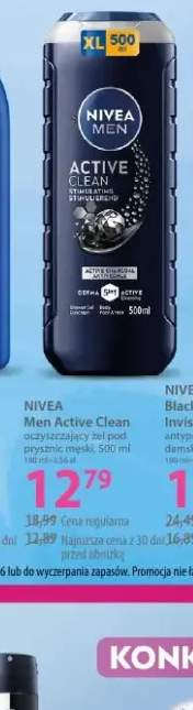 Oczyszczający żel pod prysznic męski Nivea Men Active Clean