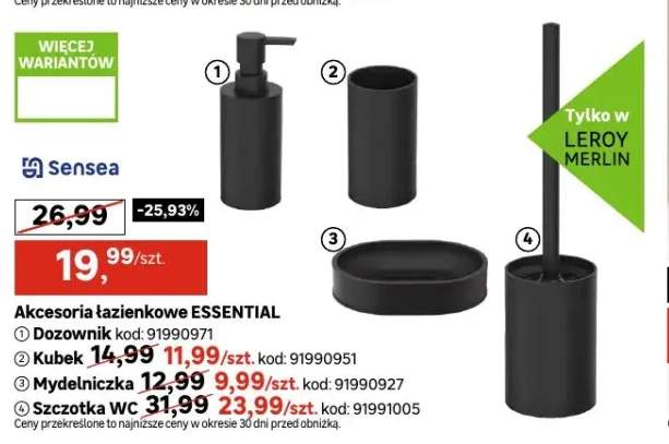Dozownik Essential Sensea +3 warianty