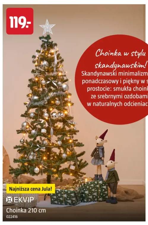 Choinka 210 cm Ekvip
