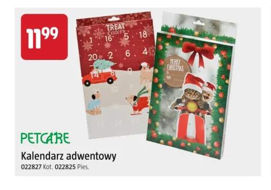 Kalendarz adwentowy kot Petcare +1 wariant
