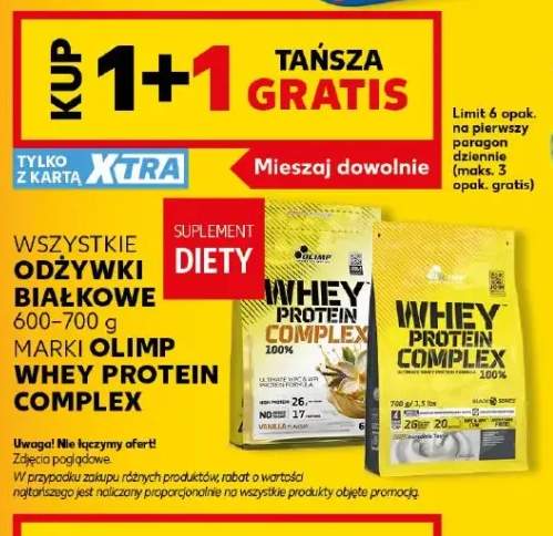 Odżywki białkowe 600-700 g marki Olimp Whey Protein Complex +2 warianty