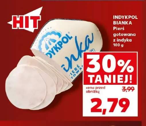 Pierś gotowana z indyka Bianka Indykpol