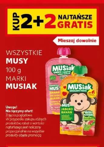 Musy 100 g marki Musiak +2 warianty