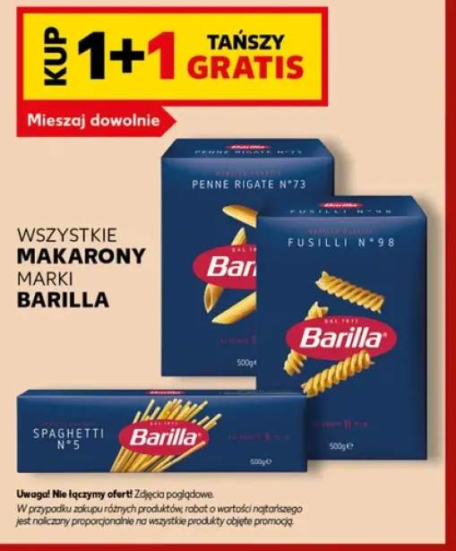 Makarony marki Barilla +3 warianty