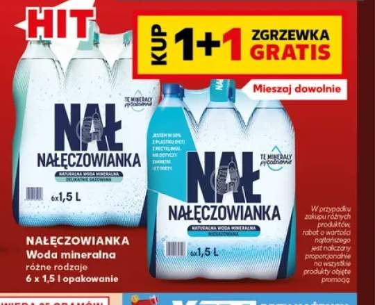 Woda mineralna Nałęczowianka 6-pak