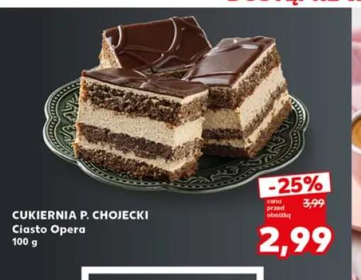 Ciasto Opera Cukiernia P. Chojecki