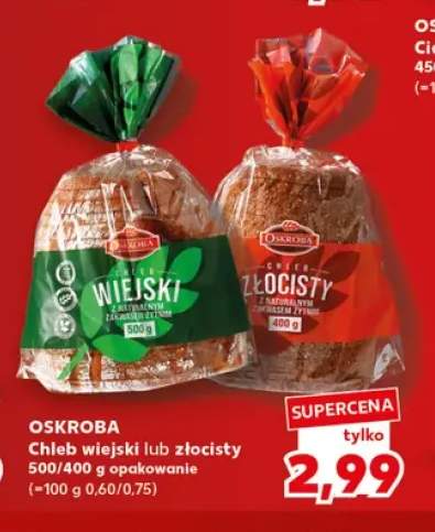 Chleb wiejski Oskroba +1 wariant