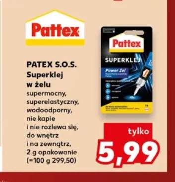 Superklej w żelu Pattex S.O.S.