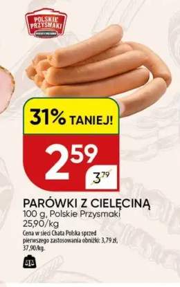 Parówki z cielęciną Polskie Przysmaki