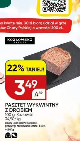 Pasztet wykwintny z drobiem Kozłowski
