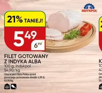 Filet gotowany z indyka Alba Indykpol