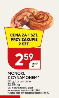 Monokl z cynamonem La Lorraine