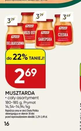 Musztarda bardzo ostra Prymat +3 warianty