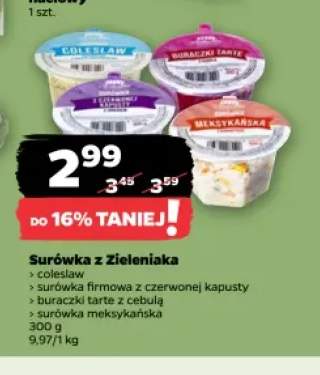 Surówka coleslaw Z Zieleniaka +3 warianty