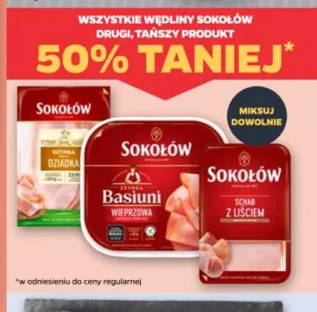 Wędliny Sokołów +3 warianty