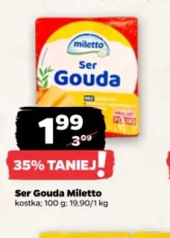 Ser gouda w kostce Miletto