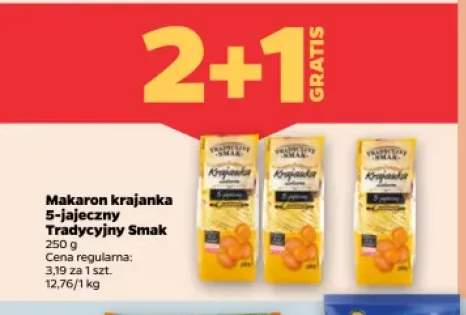 Makaron krajanka 5-jajeczny Tradycyjny Smak