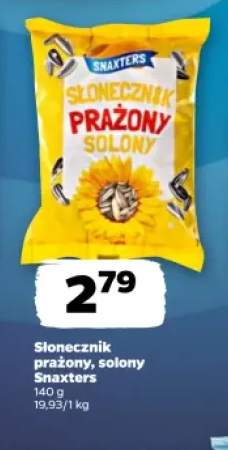 Słonecznik prażony solony Snaxters