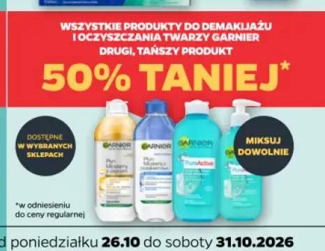 Produkty do demakijażu i oczyszczania twarzy Garnier