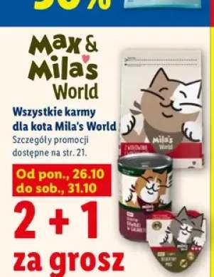 Karmy dla kota Mila's World +2 warianty