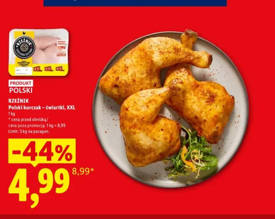 Polski kurczak ćwiartki XXL Rzeźnik