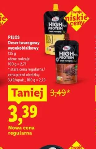 Deser twarogowy wysokobiałkowy Pilos