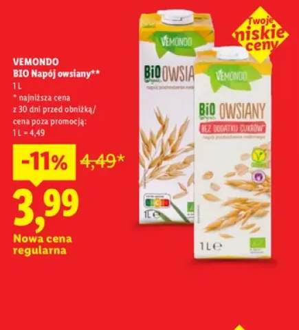 Napój owsiany Vemondo